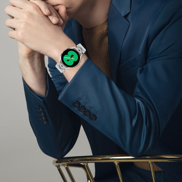 20mm Samsung Galaxy Watch Active 2 / Active milanese stainless steel strap - Silver#serie_1