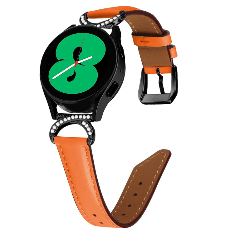 Vildt Flot Kunstlæder Universal Rem passer til Samsung Smartwatch - Orange#serie_1