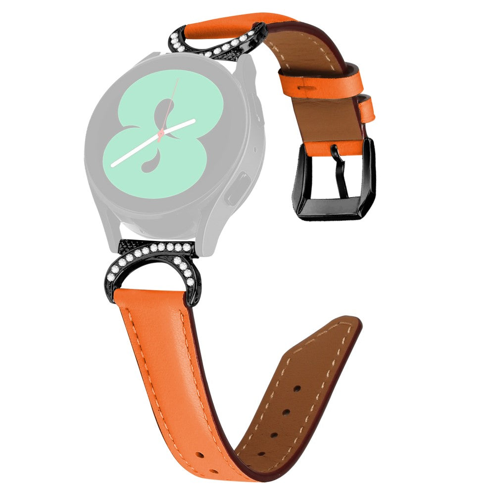 Vildt Flot Kunstlæder Universal Rem passer til Samsung Smartwatch - Orange#serie_1