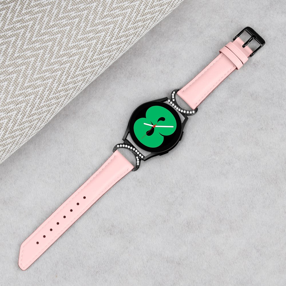 Vildt Flot Kunstlæder Universal Rem passer til Samsung Smartwatch - Pink#serie_2