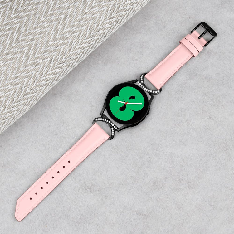 Vildt Flot Kunstlæder Universal Rem passer til Samsung Smartwatch - Pink#serie_2