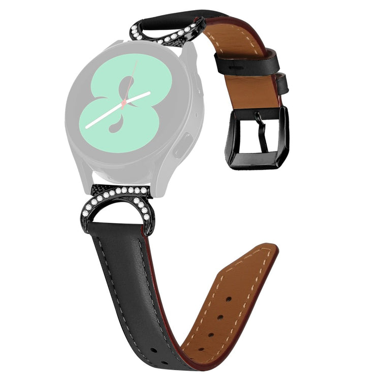 Vildt Flot Kunstlæder Universal Rem passer til Samsung Smartwatch - Sort#serie_3