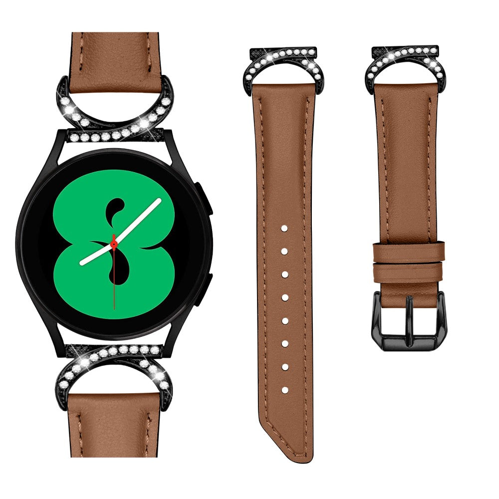 Vildt Flot Kunstlæder Universal Rem passer til Samsung Smartwatch - Brun#serie_6