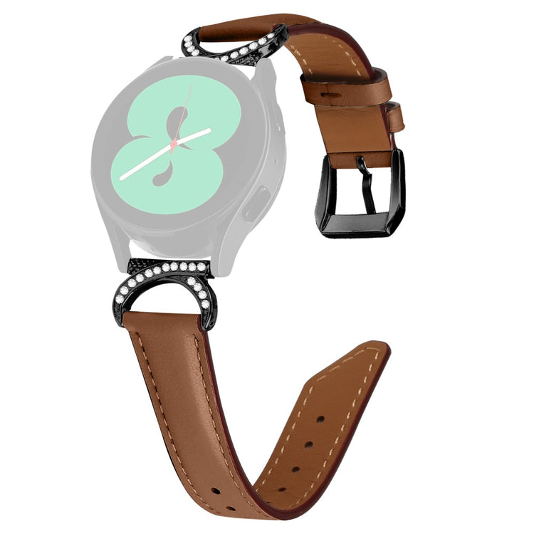 Vildt Flot Kunstlæder Universal Rem passer til Samsung Smartwatch - Brun#serie_6