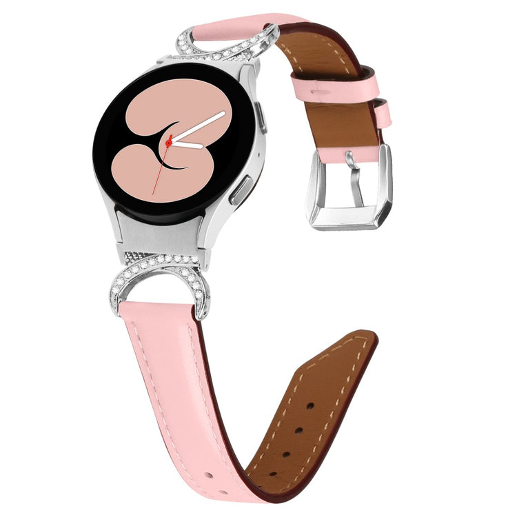 Vildt Rart Kunstlæder Universal Rem passer til Samsung Smartwatch - Pink#serie_2