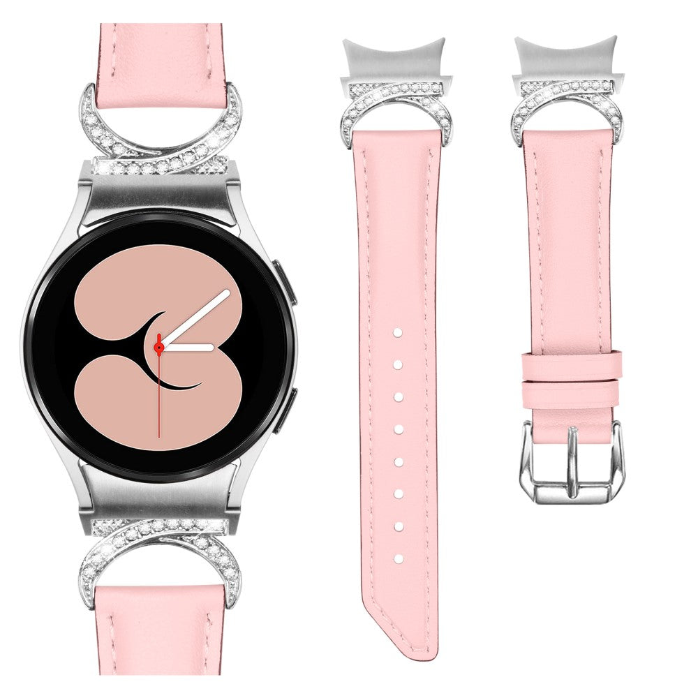 Vildt Rart Kunstlæder Universal Rem passer til Samsung Smartwatch - Pink#serie_2