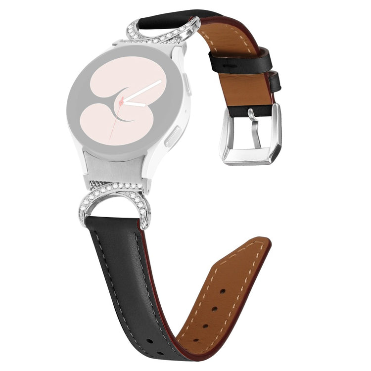 Vildt Rart Kunstlæder Universal Rem passer til Samsung Smartwatch - Sort#serie_3