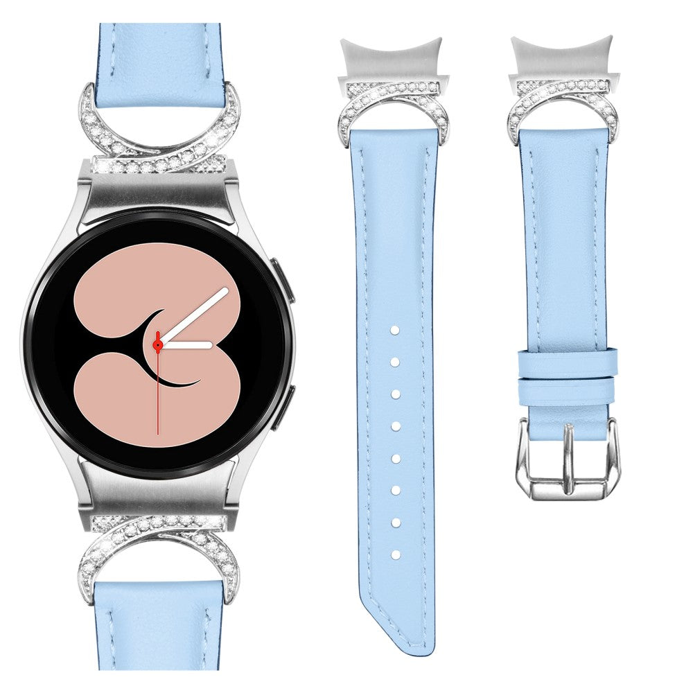 Vildt Rart Kunstlæder Universal Rem passer til Samsung Smartwatch - Blå#serie_4