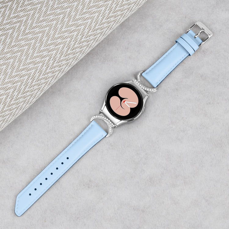 Vildt Rart Kunstlæder Universal Rem passer til Samsung Smartwatch - Blå#serie_4