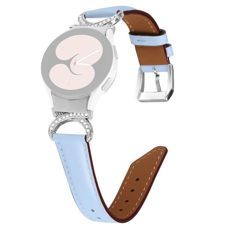 Vildt Rart Kunstlæder Universal Rem passer til Samsung Smartwatch - Blå#serie_4