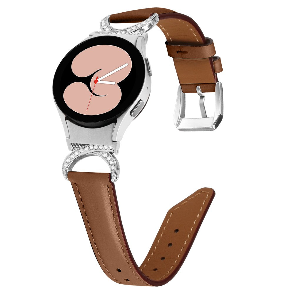 Vildt Rart Kunstlæder Universal Rem passer til Samsung Smartwatch - Brun#serie_6