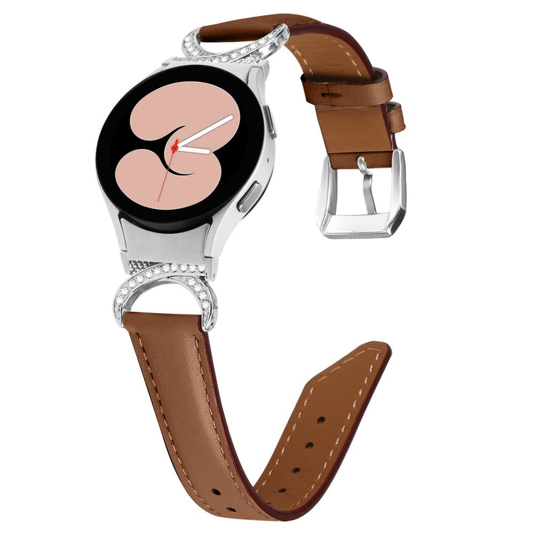 Vildt Rart Kunstlæder Universal Rem passer til Samsung Smartwatch - Brun#serie_6