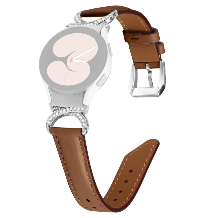 Vildt Rart Kunstlæder Universal Rem passer til Samsung Smartwatch - Brun#serie_6