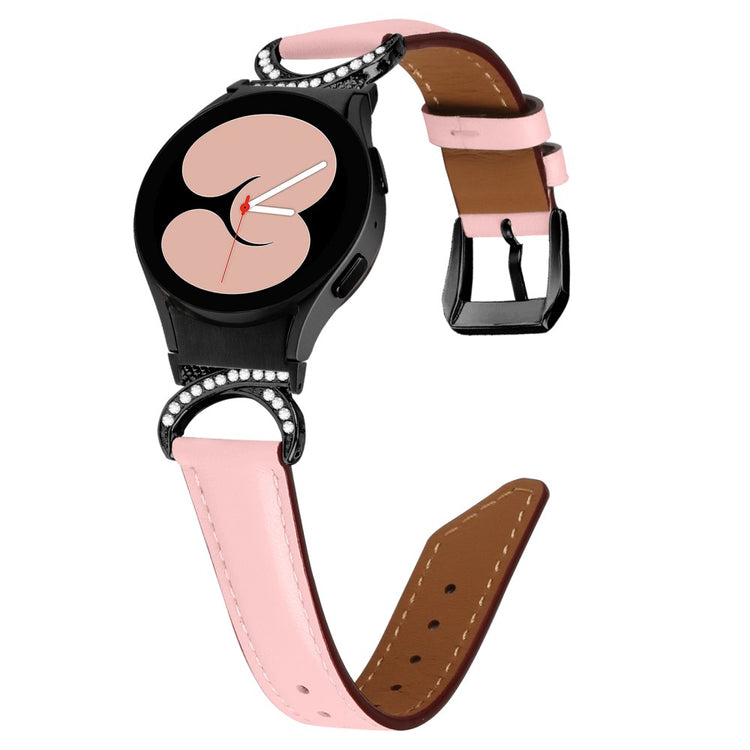 Rigtigt Nydelig Kunstlæder Universal Rem passer til Samsung Smartwatch - Pink#serie_2
