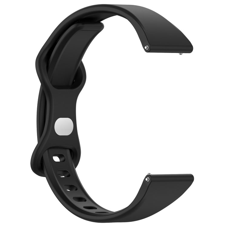 Rigtigt Rart Silikone Universal Rem passer til Smartwatch - Sort#serie_1