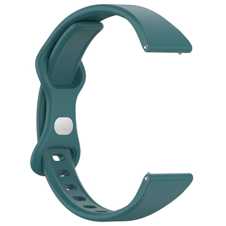 Rigtigt Rart Silikone Universal Rem passer til Smartwatch - Grøn#serie_11