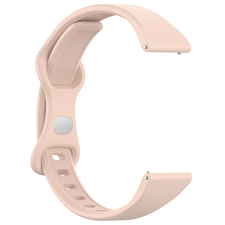Rigtigt Rart Silikone Universal Rem passer til Smartwatch - Pink#serie_8