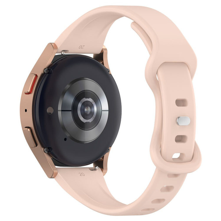 Rigtigt Rart Silikone Universal Rem passer til Smartwatch - Pink#serie_8