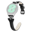 Samsung Galaxy Watch 6 / 5 / 4 Genuine Cowhide leather strap with black buckle