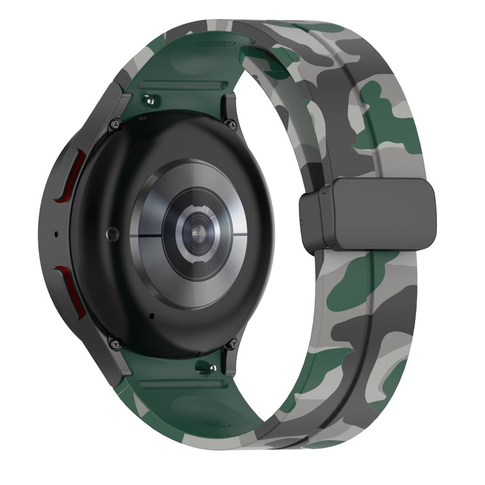 Rigtigt Slidstærk Silikone Universal Rem passer til Samsung Smartwatch - Grøn#serie_8