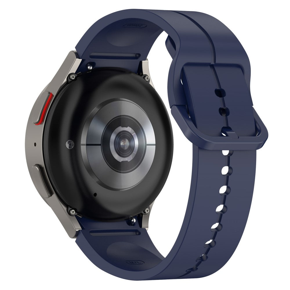 20mm silicone groove strap for Samsung Galaxy Watch 6 / 5 / 4 / 3 (41mm) - Midnight Blue#serie_12