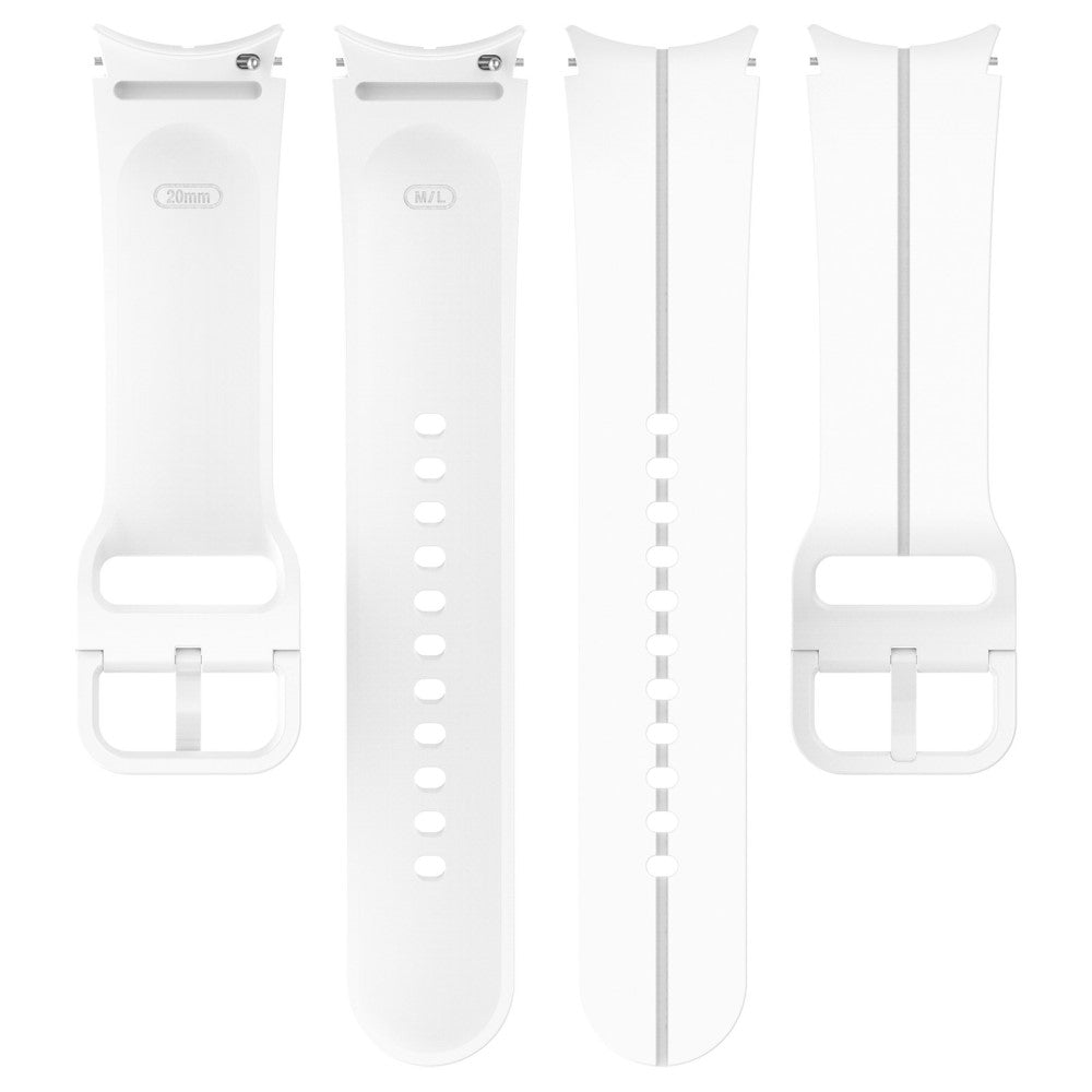 Vildt Cool Silikone Universal Rem passer til Smartwatch - Hvid#serie_2