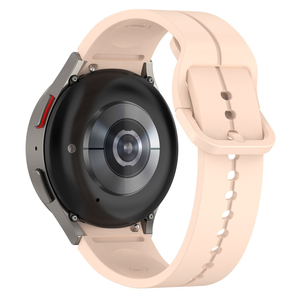 20mm silicone groove strap for Samsung Galaxy Watch 6 / 5 / 4 / 3 (41mm) - Pink#serie_4