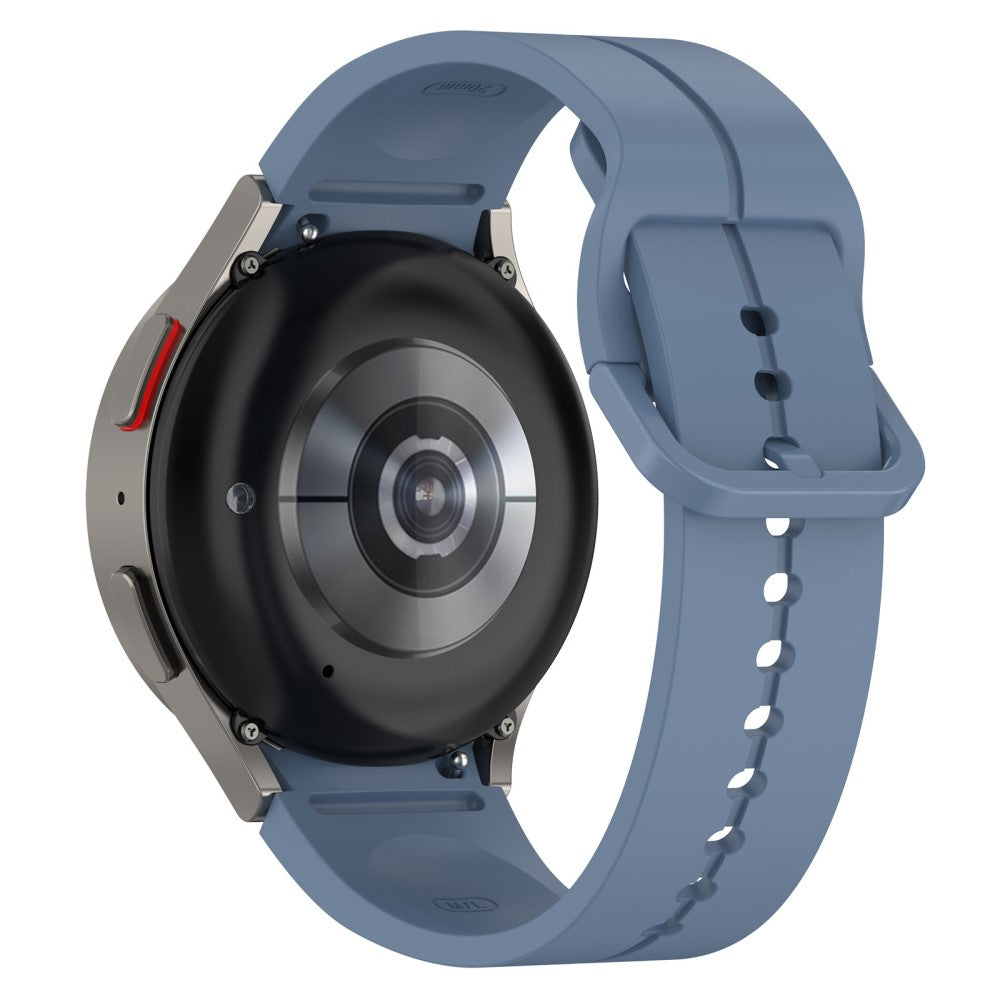 20mm silicone groove strap for Samsung Galaxy Watch 6 / 5 / 4 / 3 (41mm) - Blue#serie_6