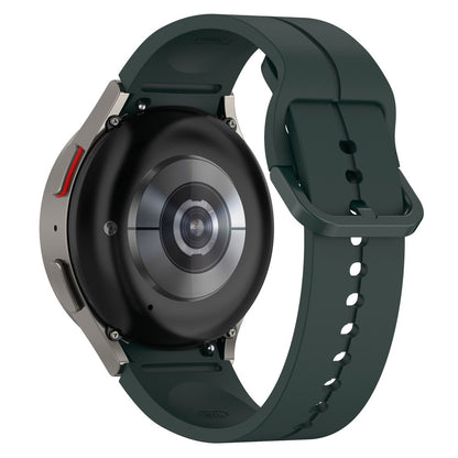 20mm silicone groove strap for Samsung Galaxy Watch 6 / 5 / 4 / 3 (41mm) - Green#serie_7