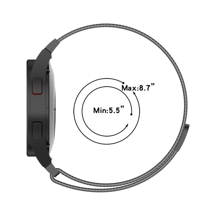 Super Elegant Metal Universal Rem passer til Samsung Smartwatch - Guld#serie_3