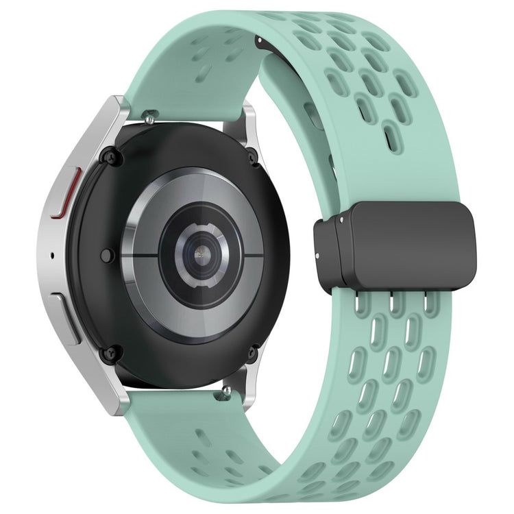 20mm silicone strap for Samsung Galaxy Watch 6 / 5 / 4 - Teal Green#serie_12