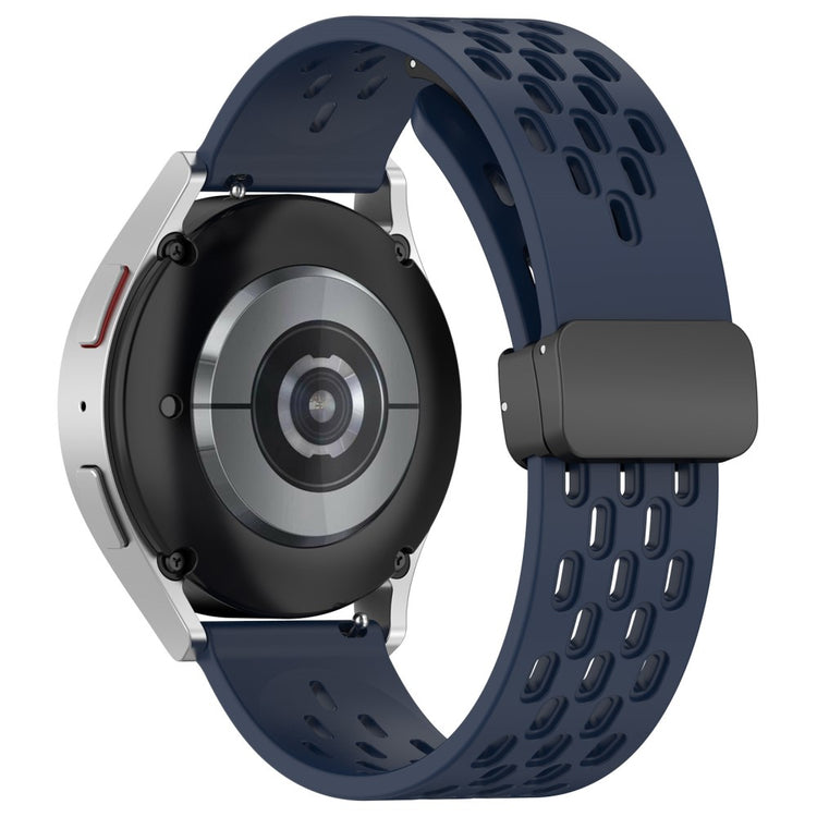 20mm silicone strap for Samsung Galaxy Watch 6 / 5 / 4 - Midnight Blue#serie_16