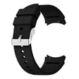 Silicone strap with silver buckle for Samsung Galaxy Watch 6 / 4 / 3 (41mm)