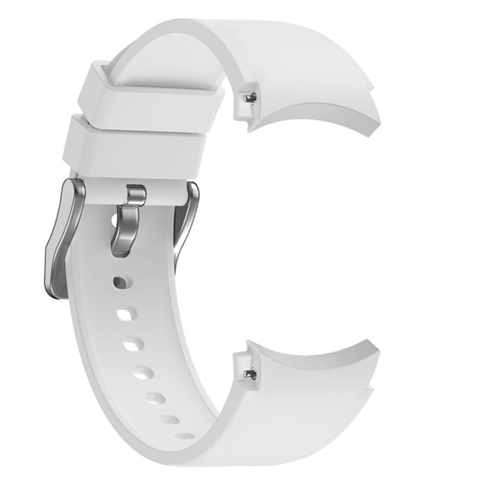 Pænt Metal Og Silikone Universal Rem passer til Samsung Smartwatch - Hvid#serie_3