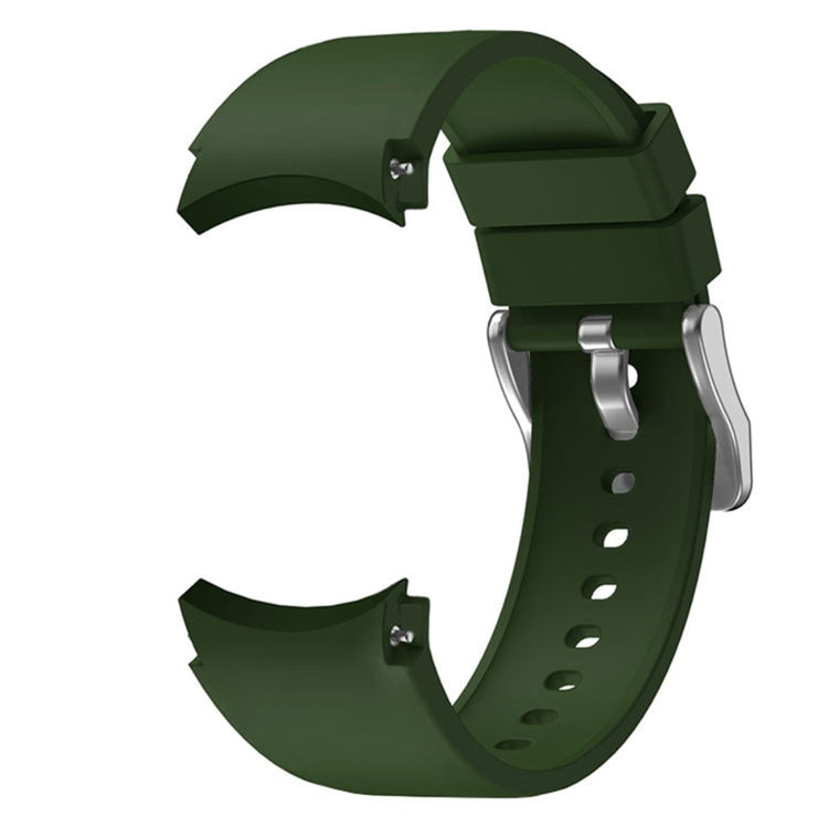Pænt Metal Og Silikone Universal Rem passer til Samsung Smartwatch - Grøn#serie_6