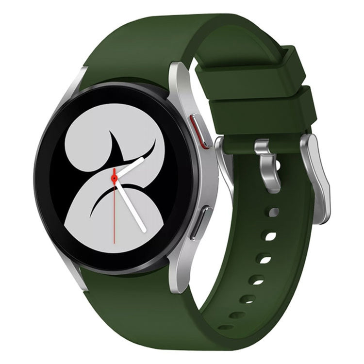 Pænt Metal Og Silikone Universal Rem passer til Samsung Smartwatch - Grøn#serie_6