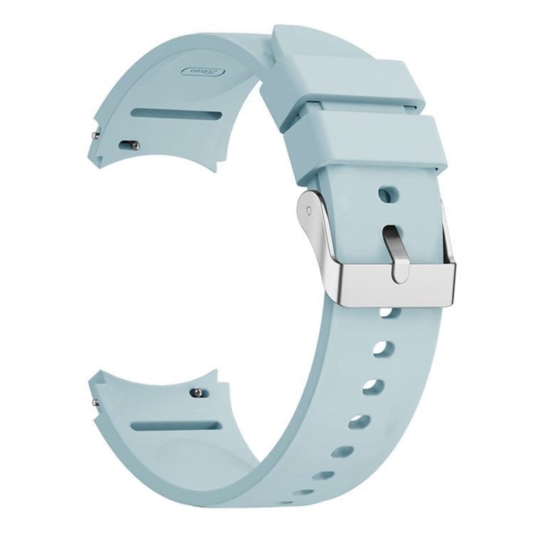 Pænt Metal Og Silikone Universal Rem passer til Samsung Smartwatch - Blå#serie_8