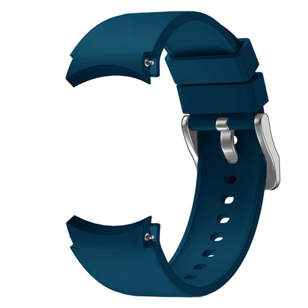 Pænt Metal Og Silikone Universal Rem passer til Samsung Smartwatch - Blå#serie_9