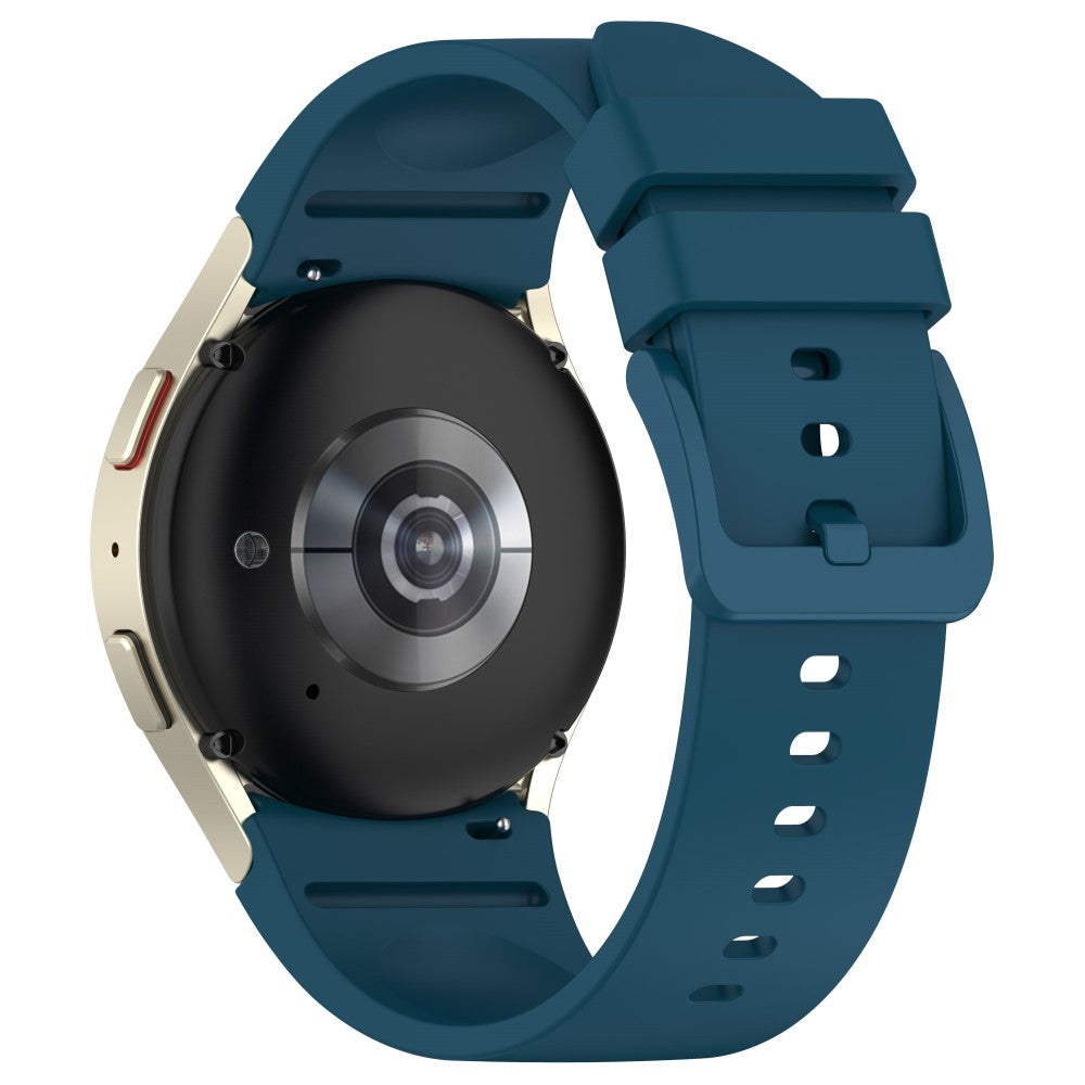 20mm Samsung Galaxy Watch 6 / 6 Classic / 4 / 4 Classic silicone strap - Dark  Blue#serie_10
