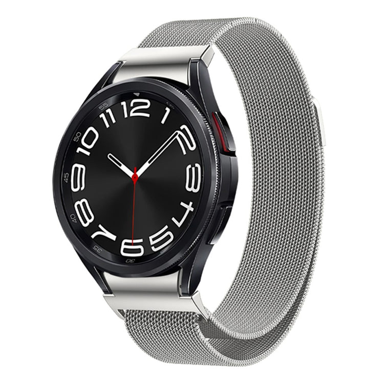 Fremragende Metal Universal Rem passer til Samsung Smartwatch - Sølv#serie_4