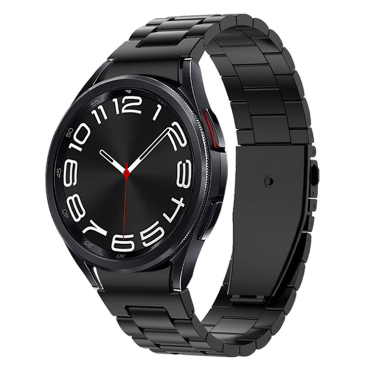 Super Flot Metal Universal Rem passer til Samsung Smartwatch - Sort#serie_1