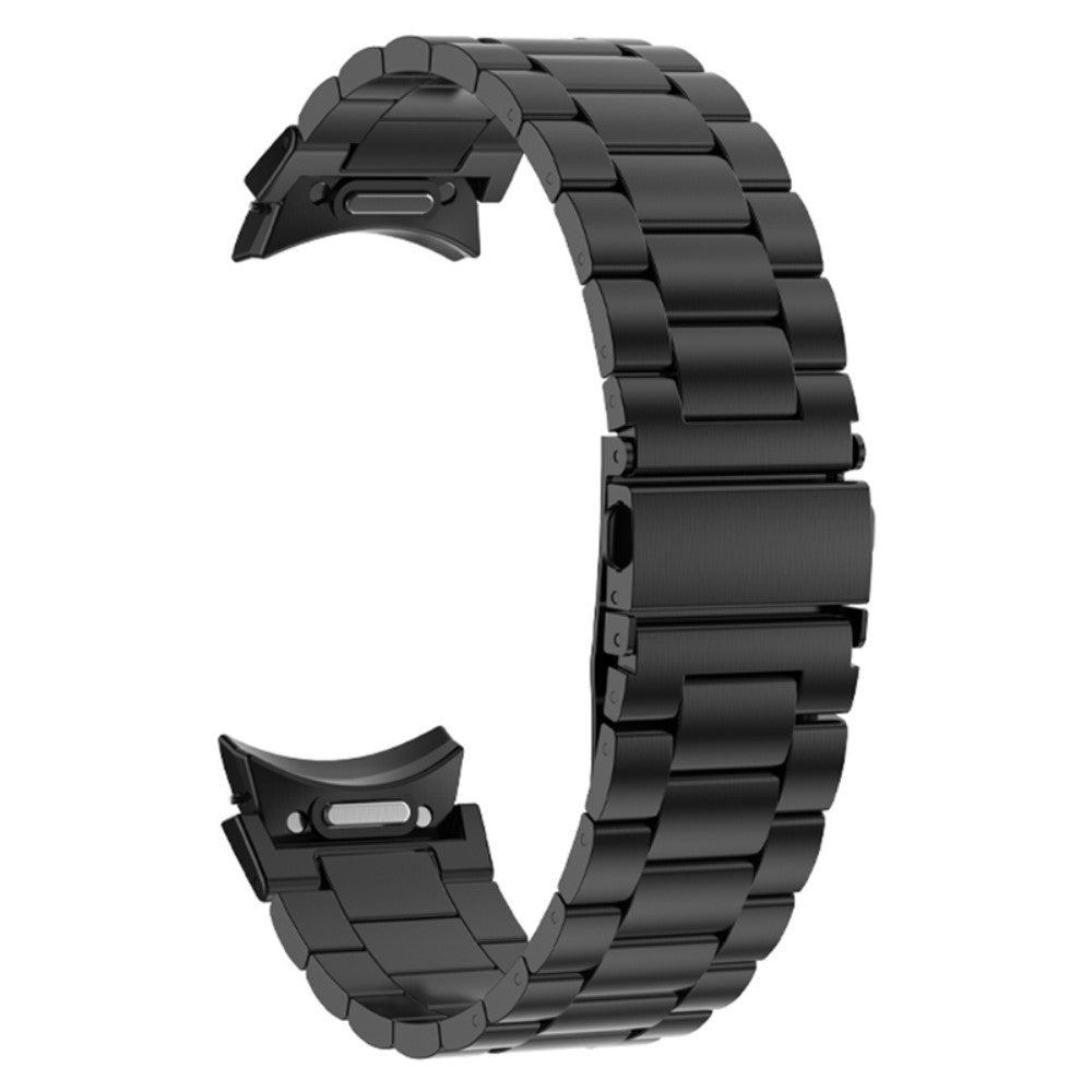 Samsung Galaxy Watch 6 / 5 / 4 metal strap with flat buckle - Black#serie_1