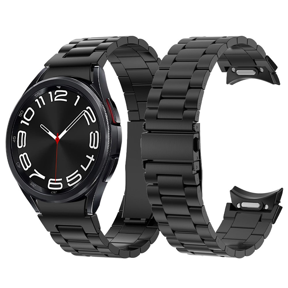 Samsung Galaxy Watch 6 / 5 / 4 metal strap with flat buckle - Rose Gold#serie_2