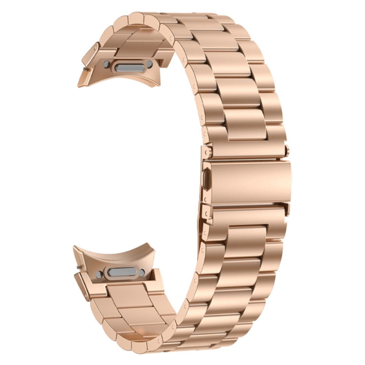 Samsung Galaxy Watch 6 / 5 / 4 metal strap with flat buckle - Rose Gold#serie_2