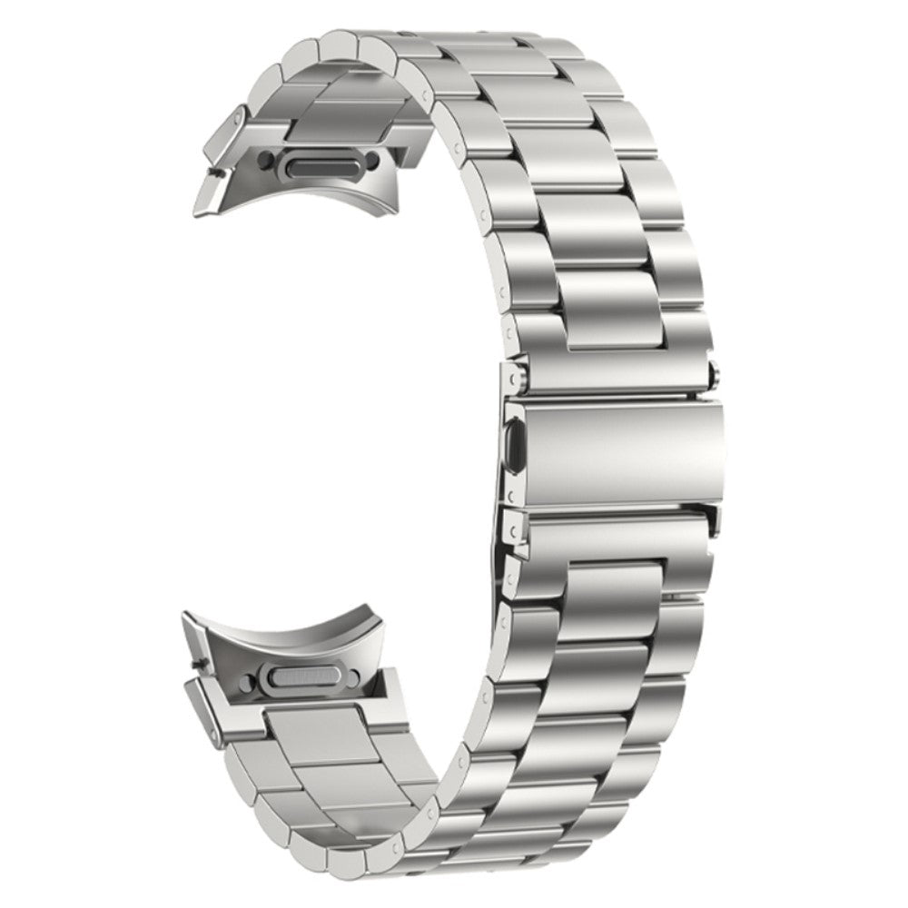Samsung Galaxy Watch 6 / 5 / 4 metal strap with flat buckle - Silver#serie_4