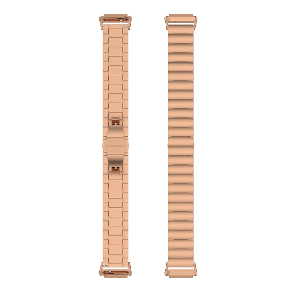 Vildt Skøn Metal Rem passer til Huawei Band 7 - Pink#serie_039