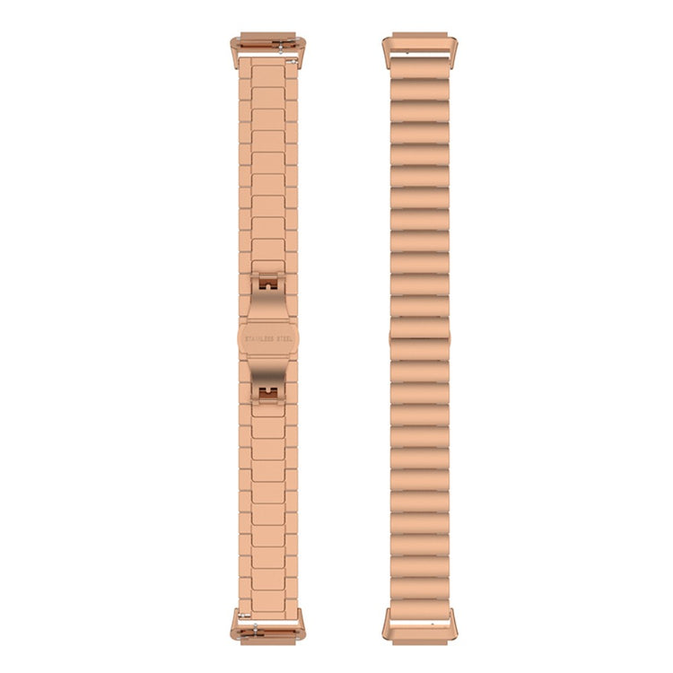 Vildt Skøn Metal Rem passer til Huawei Band 7 - Pink#serie_039
