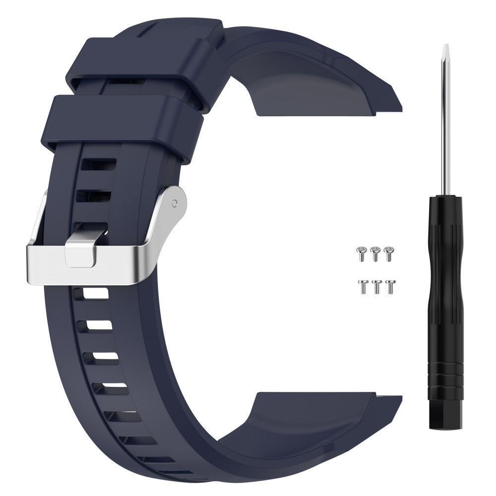 Rigtigt Fint Silikone Rem passer til Huawei Watch GT Cyber - Sort#serie_9