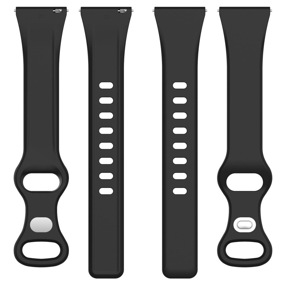 Superflot Silikone Universal Rem passer til Smartwatch - Sort#serie_1