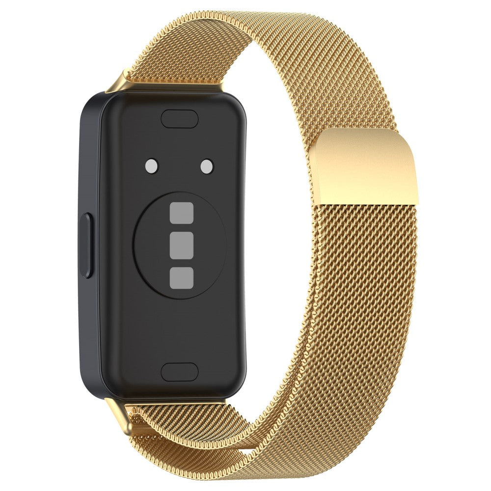 Mega Fed Metal Rem passer til Huawei Band 8 - Guld#serie_1